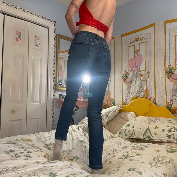 Calvin Klein Blue Ultimate Skinny Jeans - Picture 6 of 14